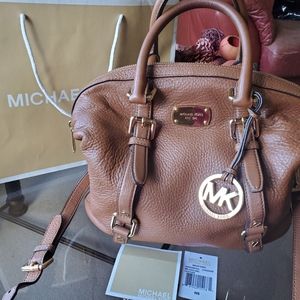Michael Kors  Bradford Brown leather Satchel Bag